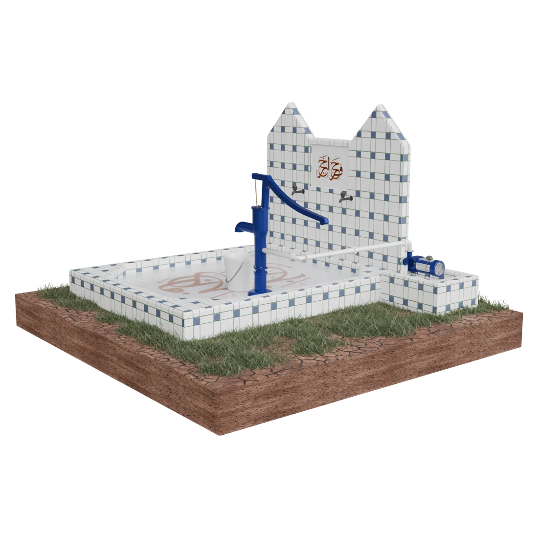 تصوّر بئر كهربائي سيراميك، زاوية 3